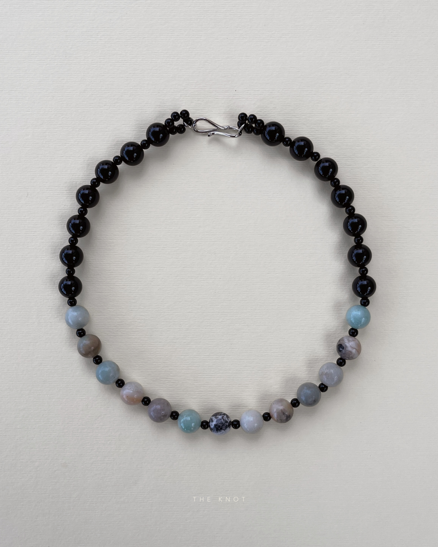STRUNG TERRA010 duo - amazonite / obsidian / onyx