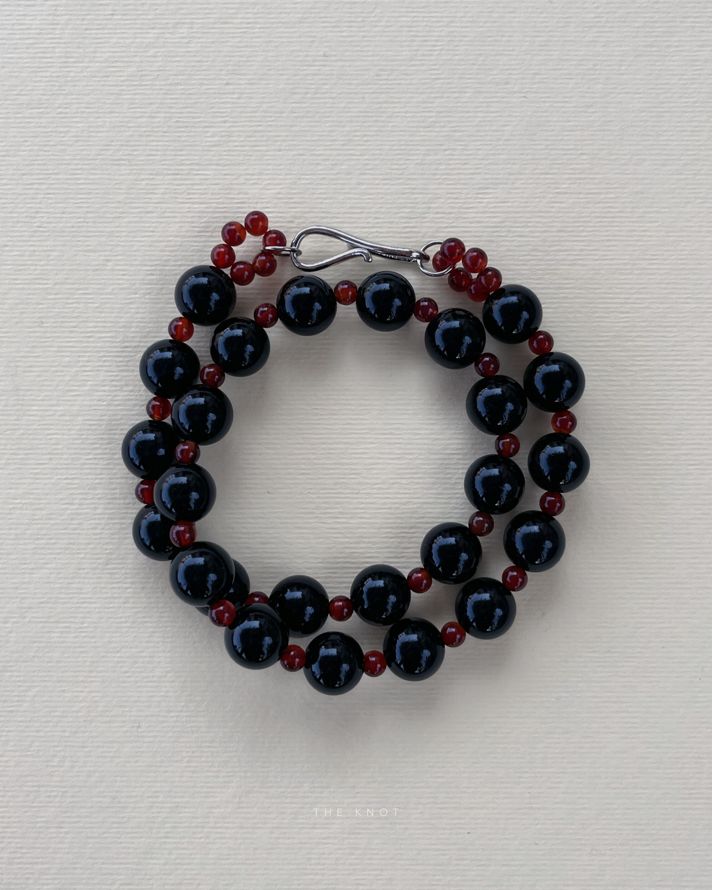 STRUNG TERRA008 - obsidian / carnelian
