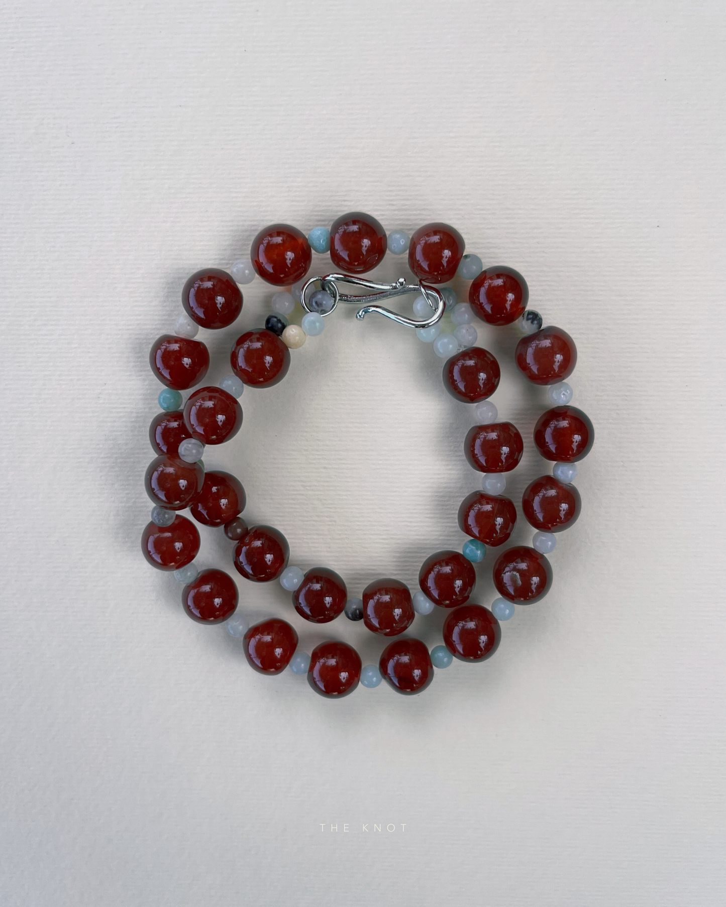 STRUNG TERRA004 - carnelian / amazonite
