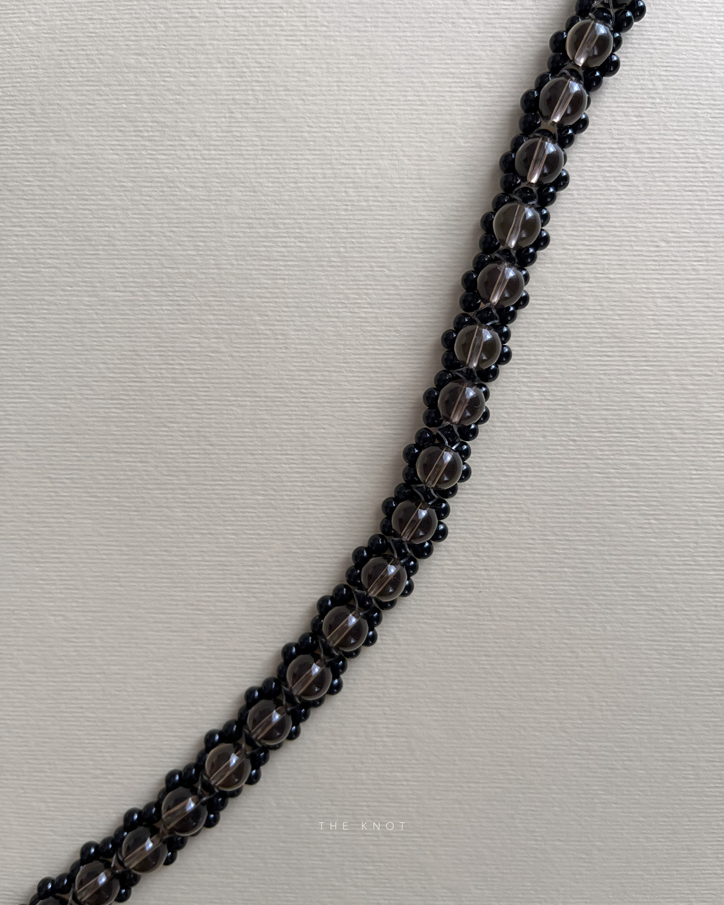 STRUNG D008 mini - black agate / smoky quartz