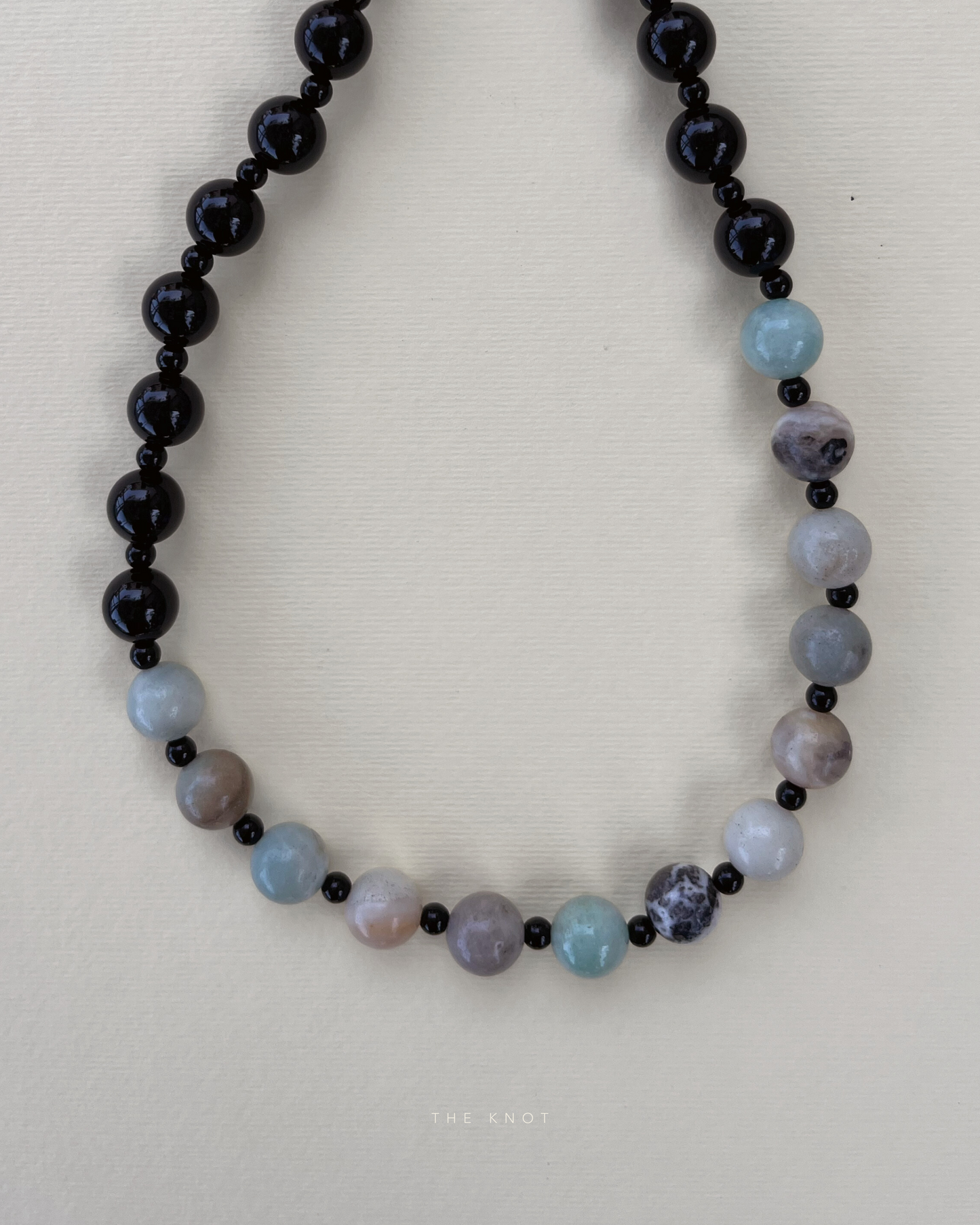 STRUNG TERRA010 duo - amazonite / obsidian / onyx