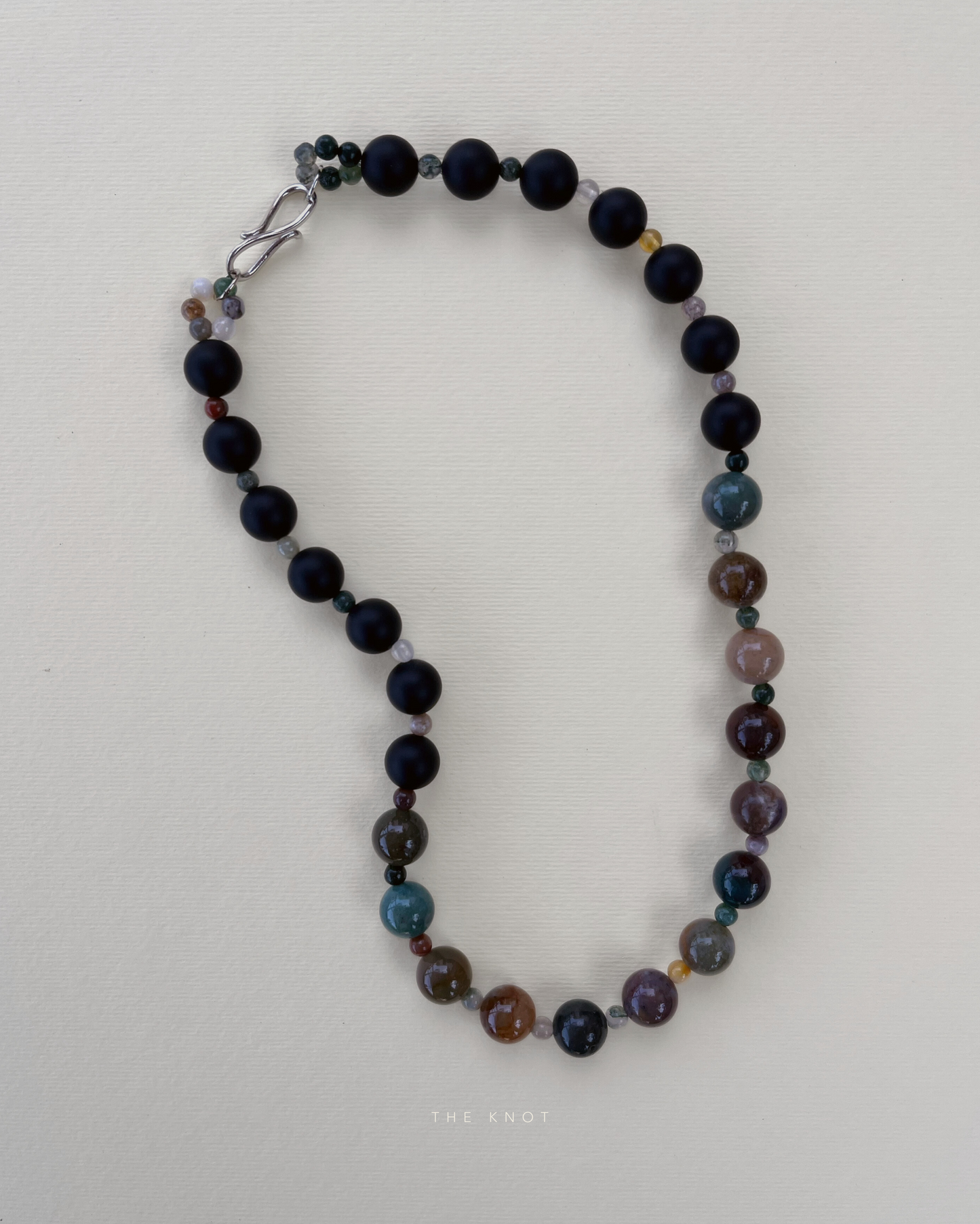 STRUNG TERRA011 duo - indian agate / black matte agate