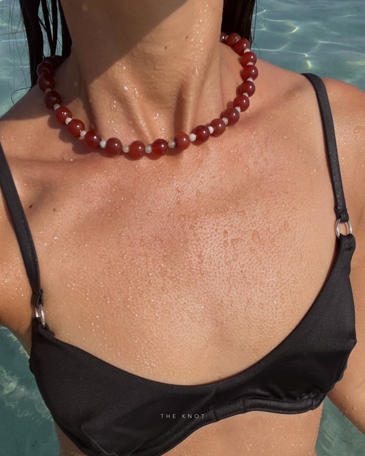 STRUNG TERRA004 - carnelian / amazonite