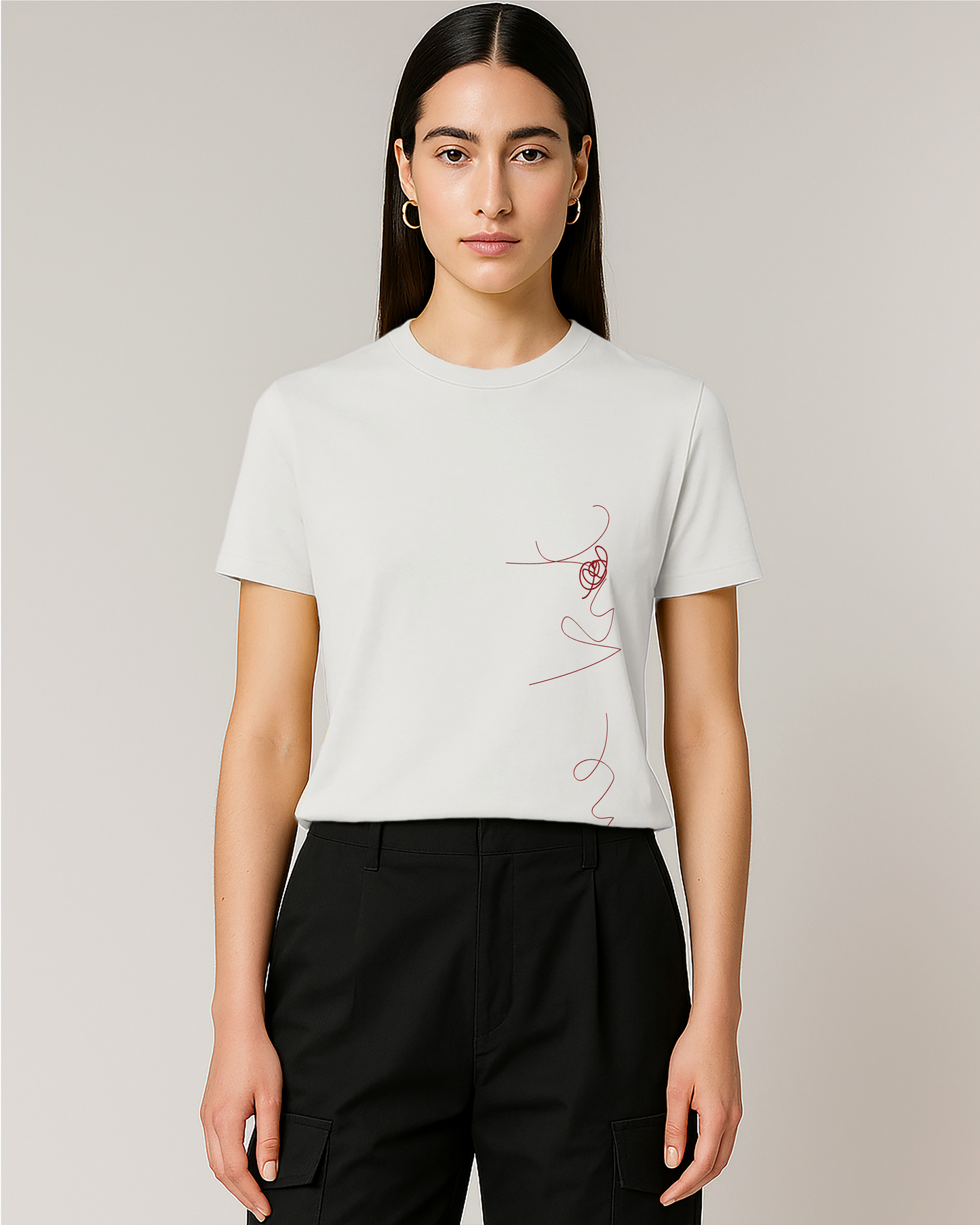 THE KNOT DOODLE - mist white