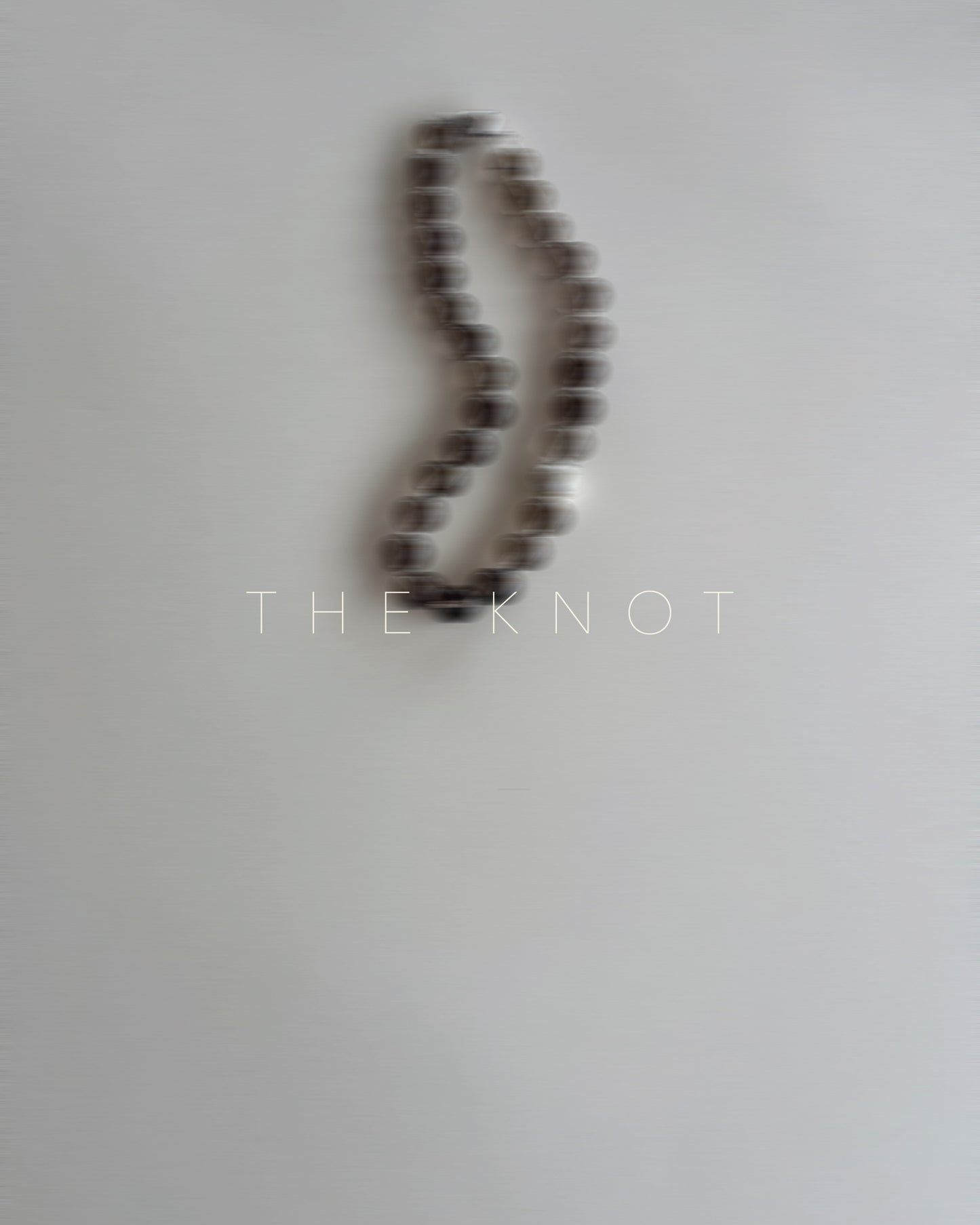 BEAT005 - smoky quartz / off-white silk