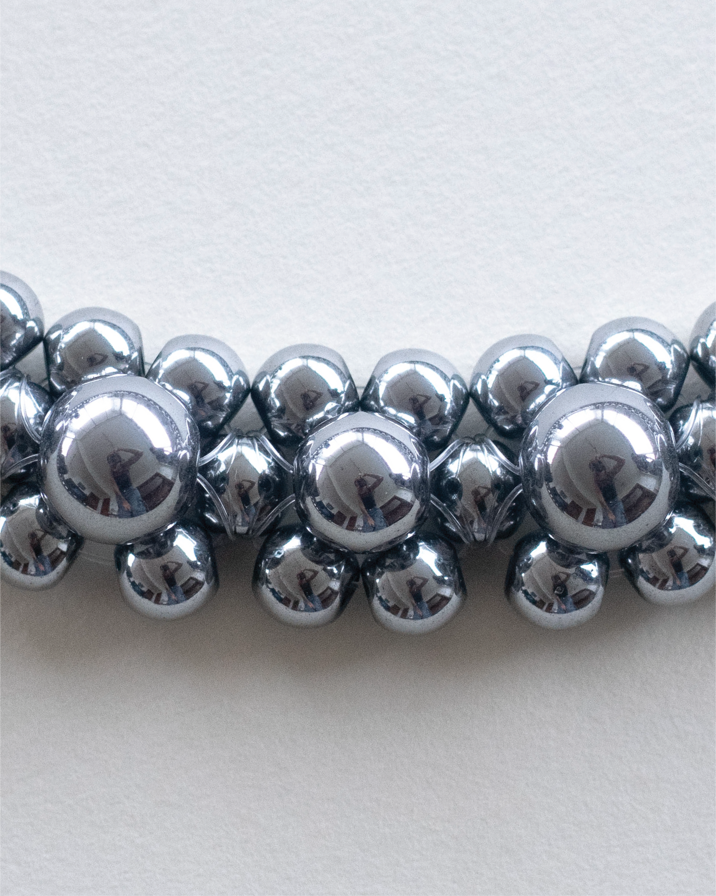 STRUNG D002 - silver hematite