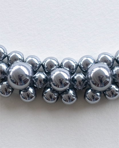 STRUNG D002 - silver hematite