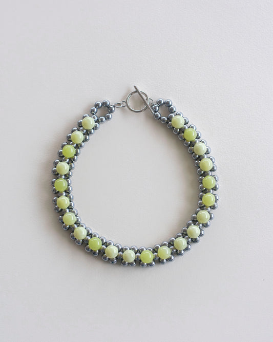 STRUNG D006B - lemon jasper / hematite
