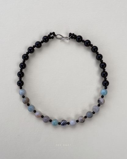 STRUNG TERRA010 duo - amazonite / obsidian / onyx