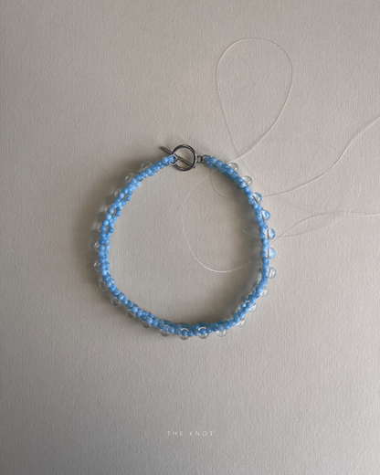 STRUNG D009 mini - aquamarine / crystal quartz