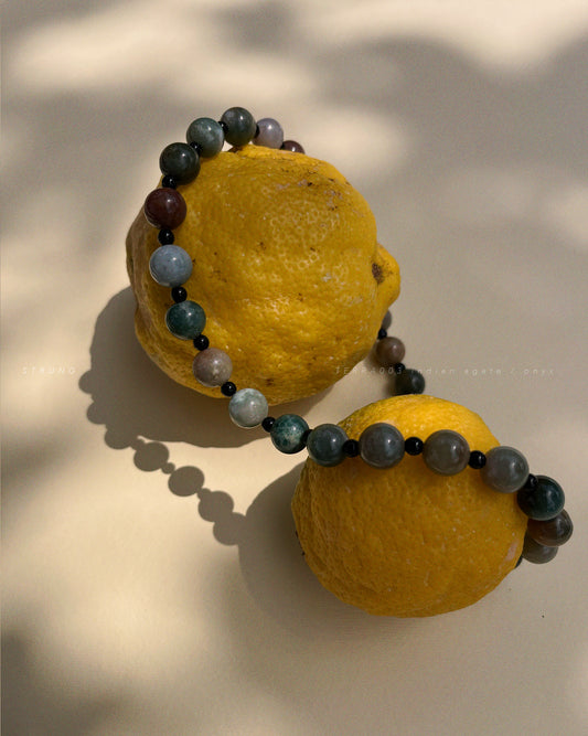 STRUNG TERRA003 - indian agate / onyx