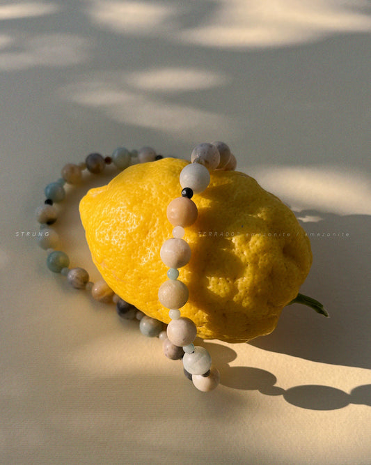 STRUNG TERRA002 - amazonite / amazonite