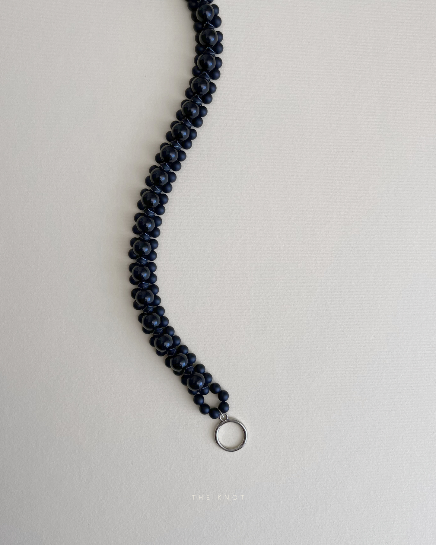 STRUNG D004 - black matte agate / black obsidian