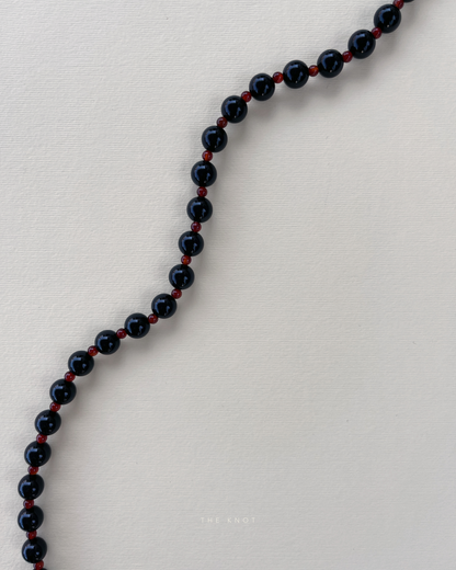STRUNG TERRA008 - obsidian / carnelian