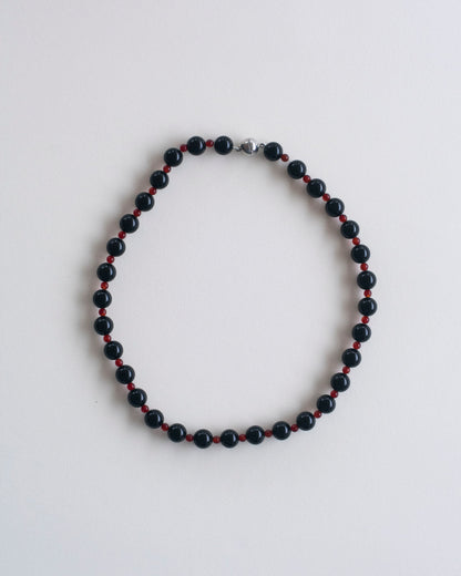 TERRA005 - obsidian / carnelian