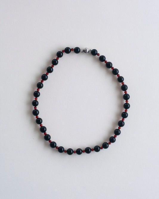 TERRA005 - obsidian / carnelian