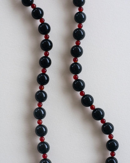TERRA005 - obsidian / carnelian
