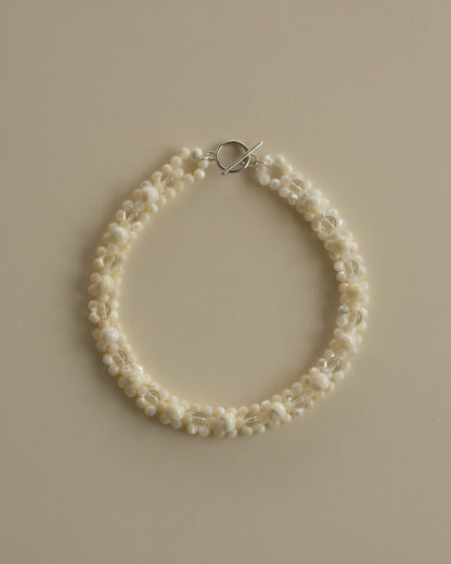 STRUNG D005 - mother of pearl / crystal quartz