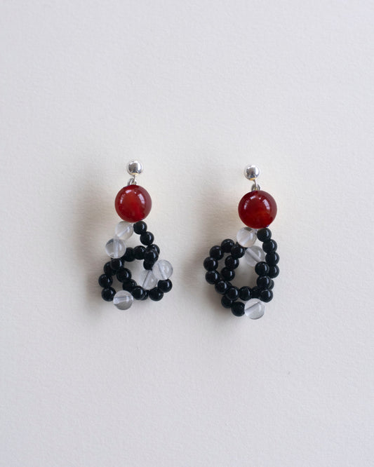 CIRCUIT 003 - carnelian / onyx / crystal quartz