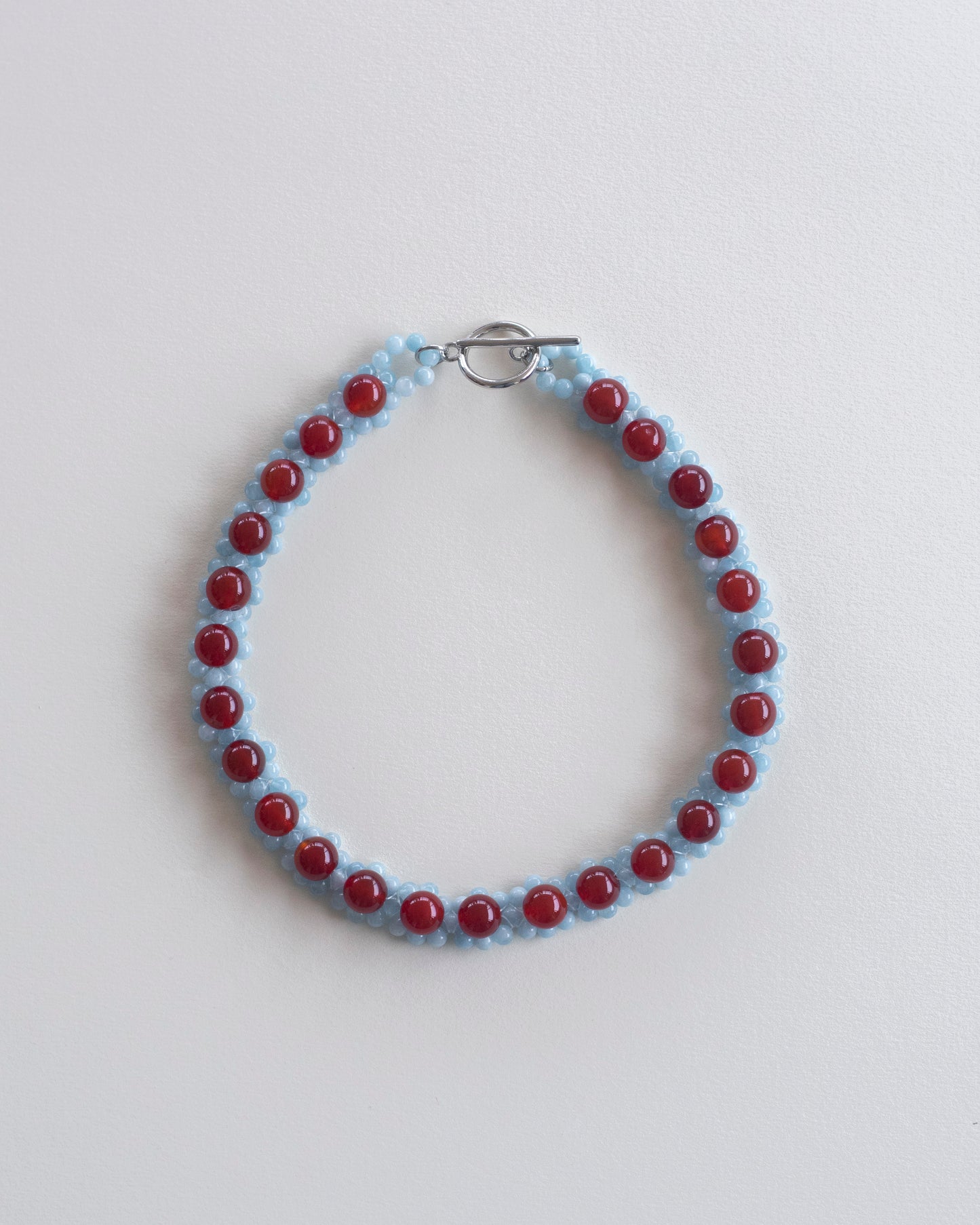 STRUNG D007 MINI - carnelian / aquamarine