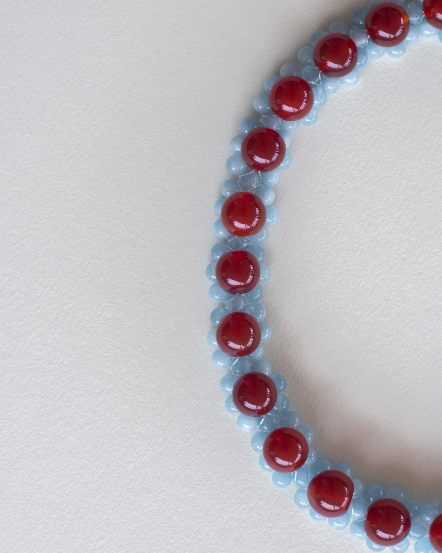 STRUNG D007 MINI - carnelian / aquamarine