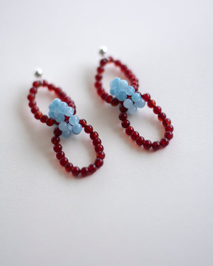 BOUND 002 - carnelian / aquamarine