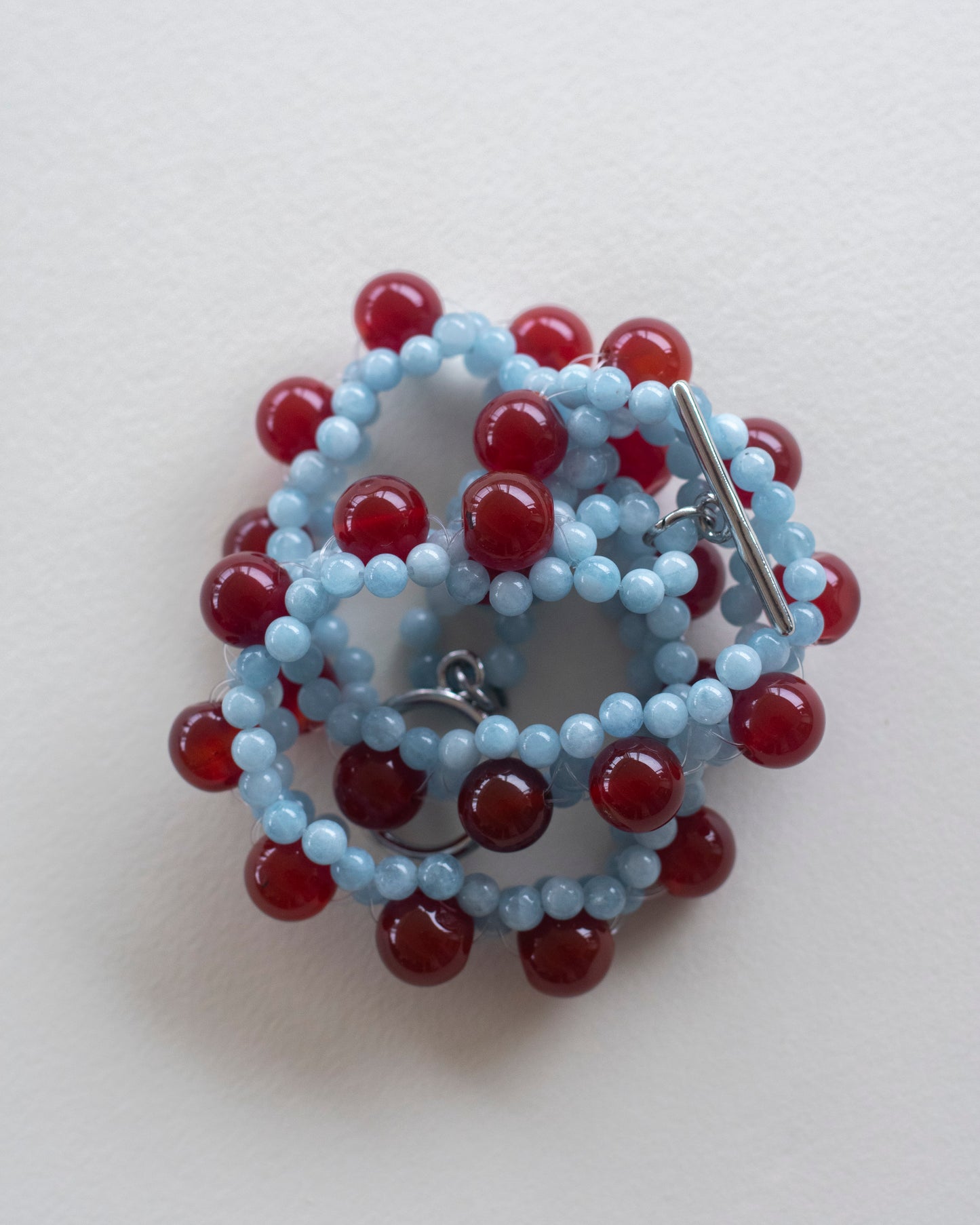 STRUNG D007 MINI - carnelian / aquamarine