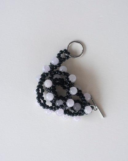 STRUNG D008 MINI - rose quartz / onyx