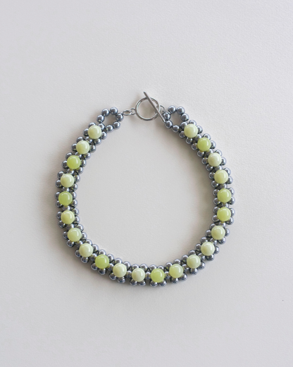 STRUNG D006B - lemon jasper / hematite