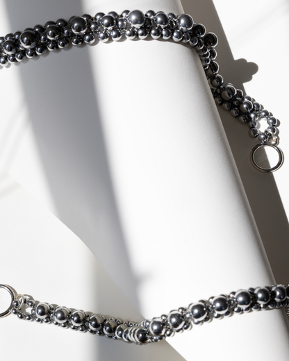 STRUNG D002 - silver hematite