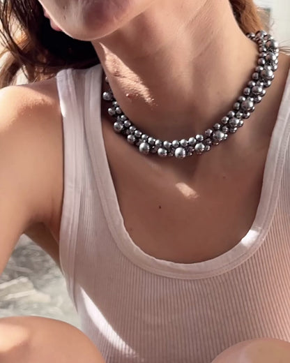 STRUNG D002 - silver hematite